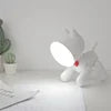 Puppy Cordless Battery Operated Study Table Lamp Home Decor Cute USB Rechargeable Led Nurse Night Light for Kid Bedroom