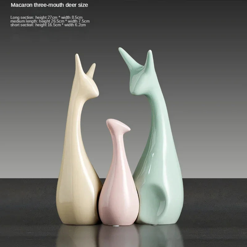 Silver Plated Bouble Couple Kiss Fish Vase Modern Europe Ceramic Furnishing Articles Office Home Livingroom Ornament Decoration