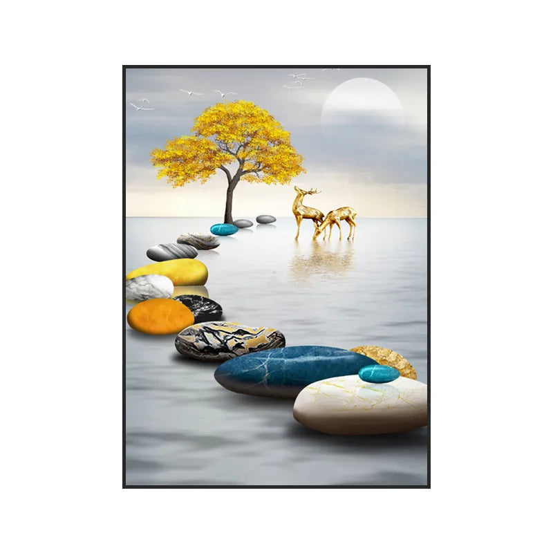 40X30CM Electric Meter Box Decor Power Switch Hide Cover Wall Canvas Poster Paintings Home Design Painting Decorative