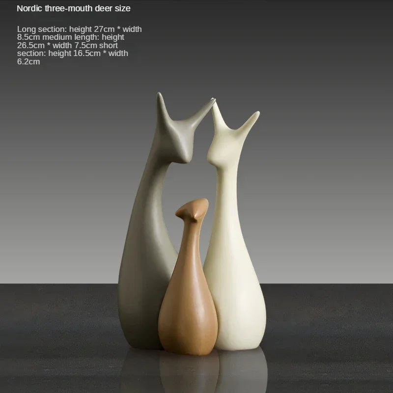 Silver Plated Bouble Couple Kiss Fish Vase Modern Europe Ceramic Furnishing Articles Office Home Livingroom Ornament Decoration