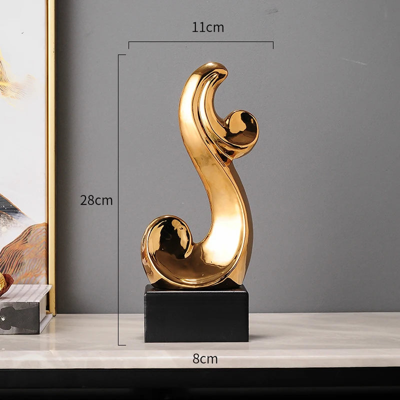 Music Symbol Note Ornament Decoration Ceramics Plating A Living Room Office Desktop Originality Arts And Crafts Gift