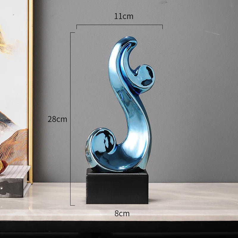Music Symbol Note Ornament Decoration Ceramics Plating A Living Room Office Desktop Originality Arts And Crafts Gift