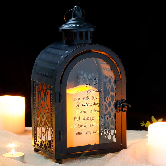 Metal Black Candle Lantern Candle Holder Home Decoration Metal Lanterns for Home Decor