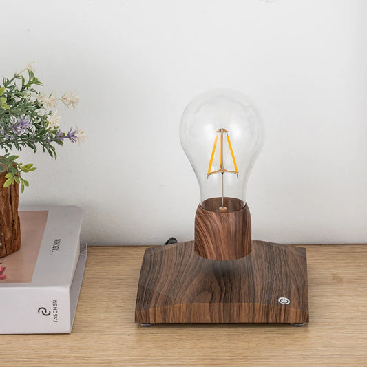 Innovative Room Reading Desk Night Light Lamp Magnetic Levitation Floating LED Light Bulb for Modern Home Office Decor Gift